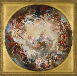 Glorification of the Cross (olej na plátně)