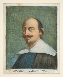 Giovanni Lanfranco z Portrétů malířů od Carlo Lasinio