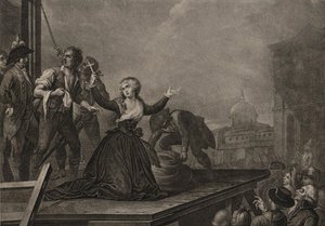 Madame Élisabeth de France, sestra krále, před gilotinou 10. května 1794, c. 1795