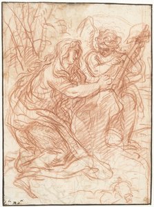 Marie Magdalena adorující kříž od Carlo Maratta
