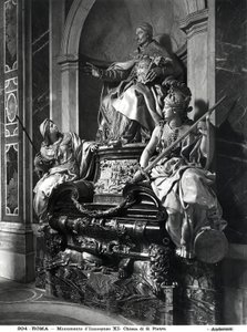 Památník papeže Inocence XI., kolem roku 1697 (mramor) od Carlo Maratta or Maratti