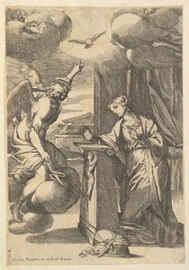 Zvěstování. od Carlo Maratta or Maratti