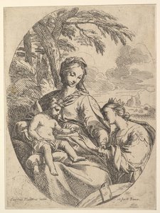 Svatba svaté Kateřiny. od Carlo Maratta or Maratti