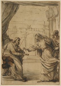 Rodina Rospigliosi vzdává hold papeži Klementovi IX., 1667-1669 od Carlo Maratta or Maratti