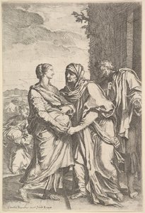 Návštěva. od Carlo Maratta or Maratti