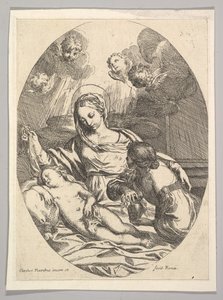 Panna s dítětem se svatou Marií Magdalenou. od Carlo Maratta or Maratti