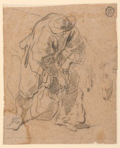 Kresba, Sedlák s taškou, 1728-78 od Carlo Marchionni