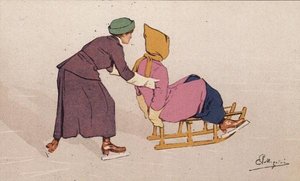 Pomocná ruka (barevné lito) od Carlo Pellegrini