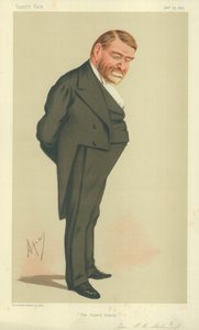 Generál Robert Cumming Schenck, USA, 23. ledna 1875, karikatura Vanity Fair od Carlo Pellegrini