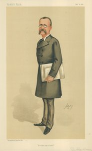 Generálmajor Sir Charles Warren, Bechuanaland, 6. února 1886, karikatura Vanity Fair od Carlo Pellegrini
