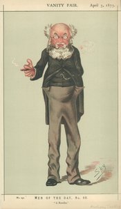 Pan Anthony Trollope, romanopisec, 5. dubna 1873, karikatura Vanity Fair od Carlo Pellegrini