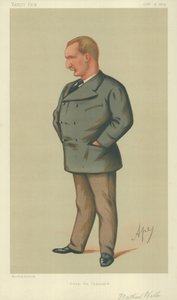 Pan Matthew Webb, Swam the Channel, 9. října 1875, karikatura Vanity Fair od Carlo Pellegrini