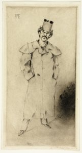 Portrét Whistlera od Carlo Pellegrini
