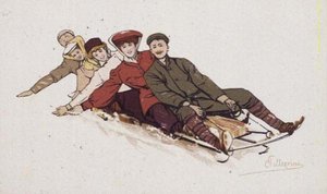 Zaokrouhlení zatáčky (barva lito) od Carlo Pellegrini