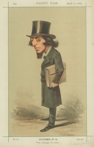 Rt Hon James Stansfeld, povzbudit ostatní, 10. dubna 1869, karikatura Vanity Fair od Carlo Pellegrini