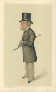 Sir Charles Lennox Wyke, Baron, 9. února 1884, karikatura Vanity Fair od Carlo Pellegrini