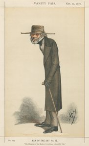 Diogenes moderních Korintským bez jeho vany, Thomas Carlyle (Vanity Fair Series) od Carlo Pellegrini