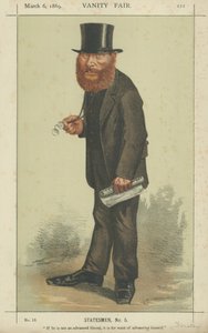 Správný Hon W E Forster od Carlo Pellegrini
