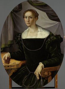 Portrét ženy od Carlo Portelli (attributed to)