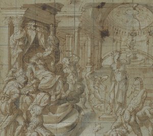 Umučení svaté Kateřiny Alexandrijské, 1560-70. od Carlo Portelli