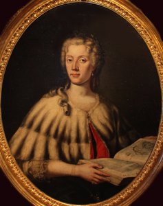 Portrét Laury Bassi 1711-1778, polovina 18.