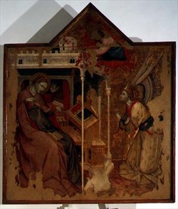 Oznámení (tempera na panelu) od Carlo da Camerino