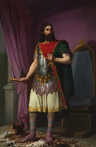 Egica, král Vizigótů, 1853 od Carlos María Esquivel y Rivas