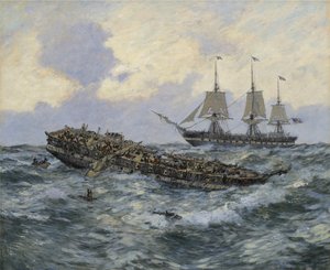 Zapojení mezi U.S. Fregate Constitution a H.M.S. Guerriere, 1895