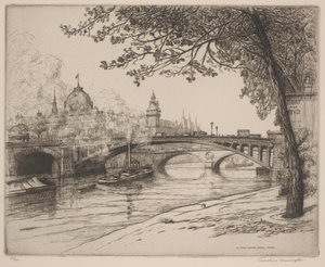 Most Notre Dame, Paříž od Caroline Armington