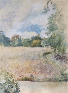 Léto 2007 (pastel a wc na papíře) od Caroline Hervey Bathurst