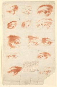 Třináct studií očí 1er Cahier (název série na objektu) od Carré