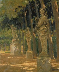 Carrefour na konci Tapis Vert, Versailles, 1913.