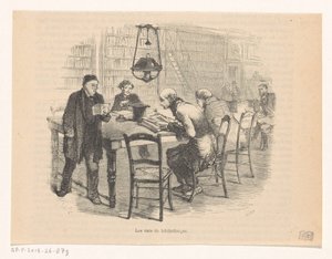 Čítárna knihovny Les rats de bibliothèque (název na objektu) od Carter