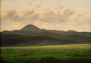 Horská krajina v Čechách od Caspar David Friedrich