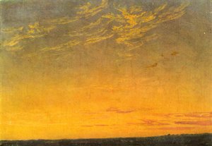 Večerní od Caspar David Friedrich