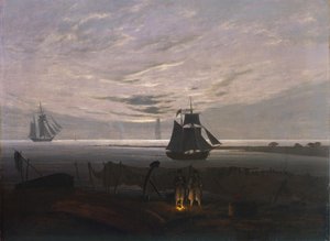 Večer u Baltského moře, 1831 od Caspar David Friedrich