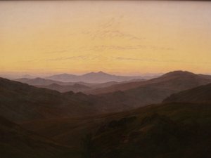 Němčina: Krkonoše Krkonoše od Caspar David Friedrich