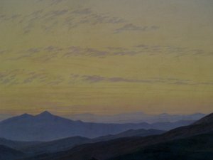 Němčina: Krkonoše Krkonoše od Caspar David Friedrich