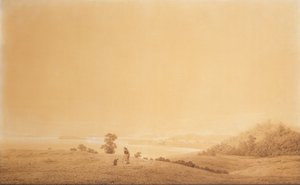 Německy: Die Ostküste der Insel Rügen mit Schäfer Východní pobřeží ostrova Rujána s pastýřem od Caspar David Friedrich