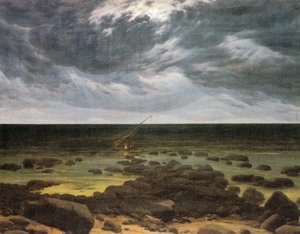Německy: Seashore by Moonlight Seashore by Moonlight od Caspar David Friedrich
