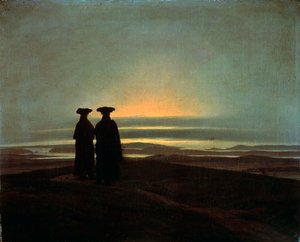 Sunset Brothers, mezi 1830 a 1835. od Caspar David Friedrich