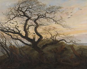 Strom vran od Caspar David Friedrich
