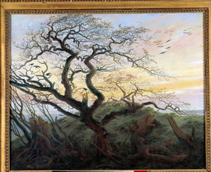 Strom s vránami. Obraz Friedricha Caspara Davida (1774-1840) od Caspar David Friedrich