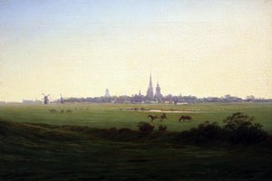 Louky poblíž Greifswaldu od Caspar David Friedrich