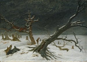 Zimní krajina od Caspar David Friedrich