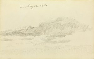 Cloudová studie od Caspar David Friedrich