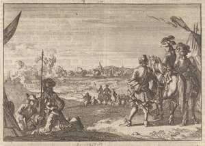 Obsazení Nijmegenu Francouzi, 1672 od Caspar Luyken