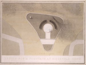 (Design pro fontánu, Ridgefield, Connecticut) od Cass Gilbert
