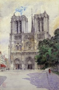 Katedrála Notre Dame, Paříž, 1933.