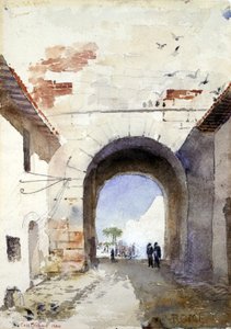 Porta San Paulo, Řím, 1880. od Cass Gilbert